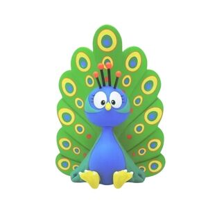 New VeeFriends Cartoon Collectible Practical Peacock Figurine